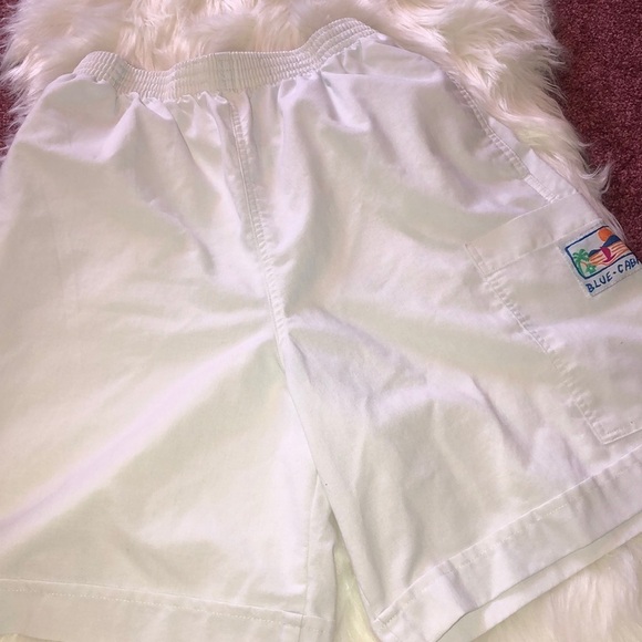 Vintage Blue Cabana Shorts - Picture 1 of 8